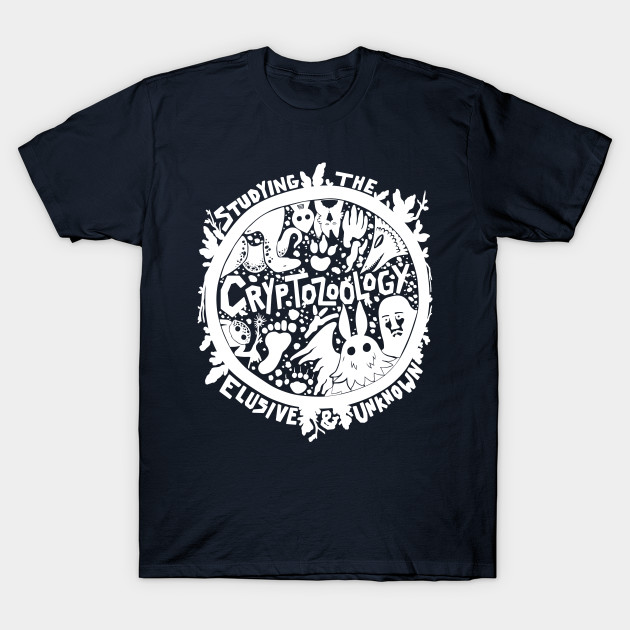 Cryptozoology Shirt Design White